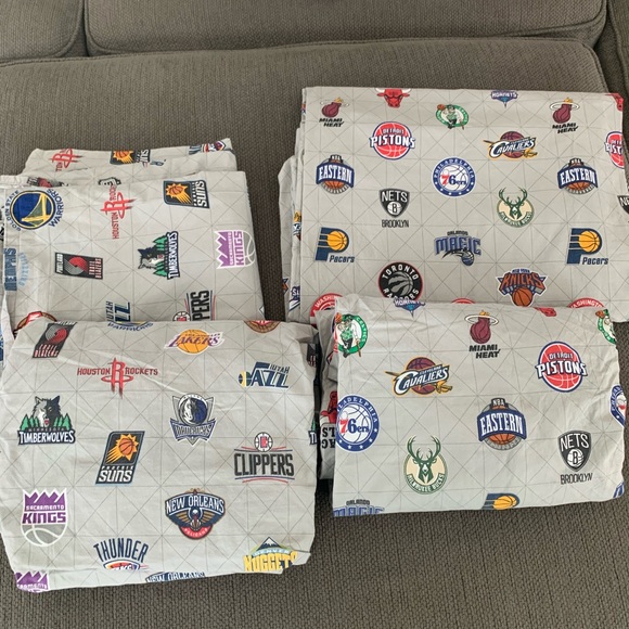 pottery barn nba sheets